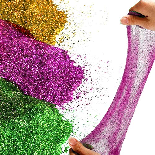 Glitter for Slime, Teenitor Extra fine Glitter Shakers in Shaker J...