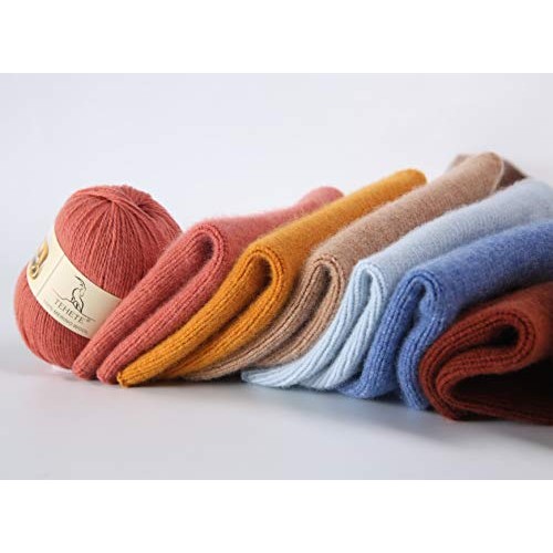 TEHETE 100% Merino Wool Yarn for Knitting 3-Ply Luxury Warm Soft L...