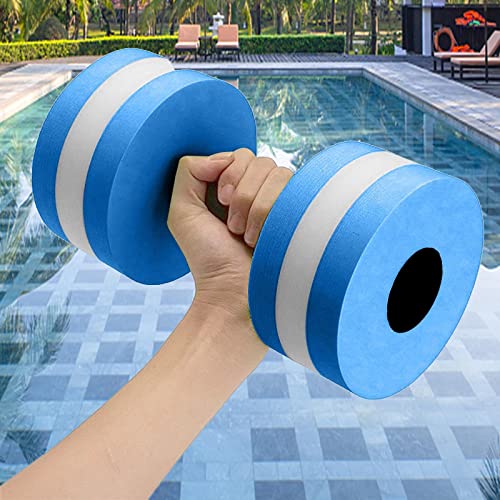 Water Weights Aquatic Dumbbells for Pool Exercise Set, 2PCS Water ...