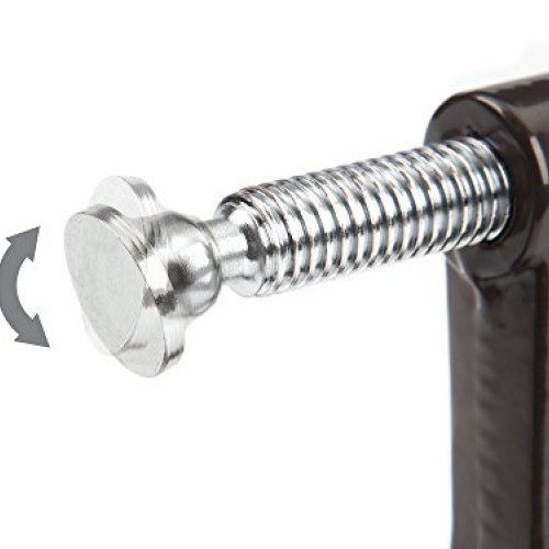 TEKTON 1-Inch Malleable Iron C-Clamp, 1-Inch Jaw Opening, 7/8-Inch...
