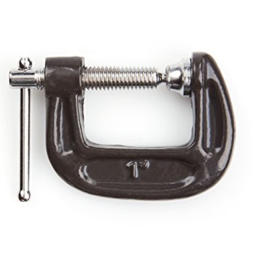 TEKTON 1-Inch Malleable Iron C-Clamp, 1-Inch Jaw Opening, 7/8-Inch...