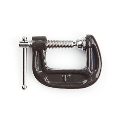 TEKTON 1-Inch Malleable Iron C-Clamp, 1-Inch Jaw Opening, 7/8-Inch...
