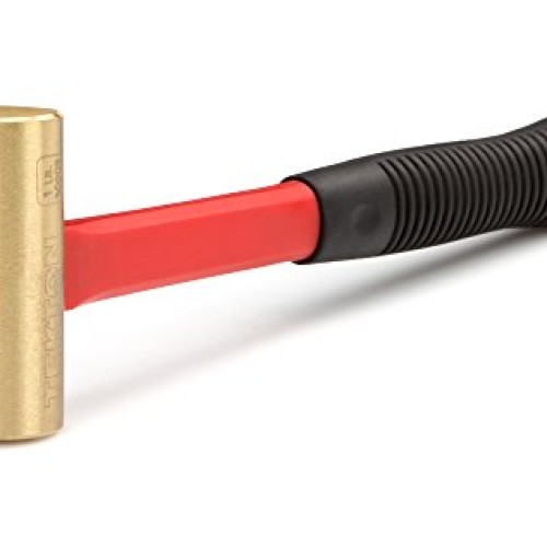 TEKTON 16 oz. Jacketed Fiberglass Brass Hammer | 30903