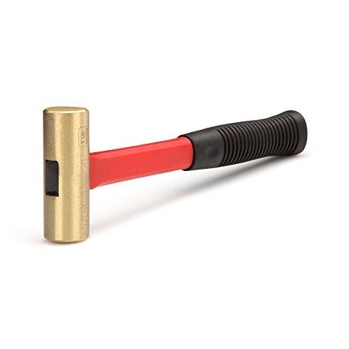TEKTON 16 oz. Jacketed Fiberglass Brass Hammer | 30903
