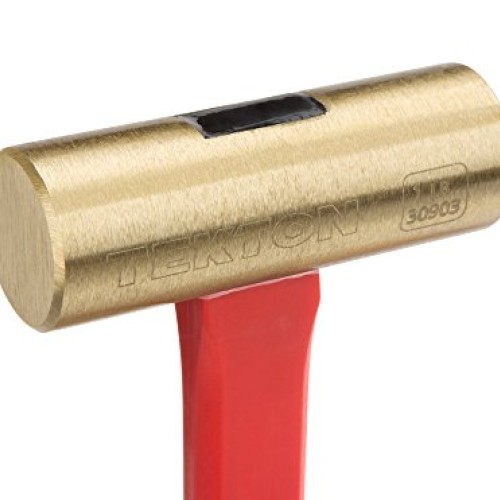 TEKTON 16 oz. Jacketed Fiberglass Brass Hammer | 30903