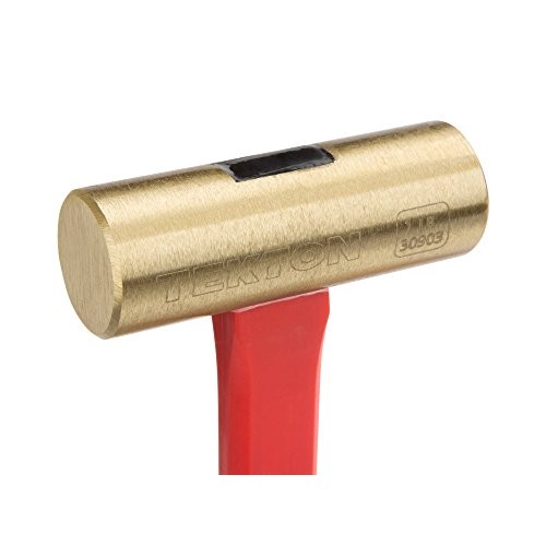 TEKTON 16 oz. Jacketed Fiberglass Brass Hammer | 30903