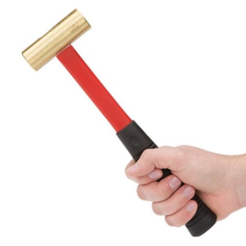 TEKTON 16 oz. Jacketed Fiberglass Brass Hammer | 30903