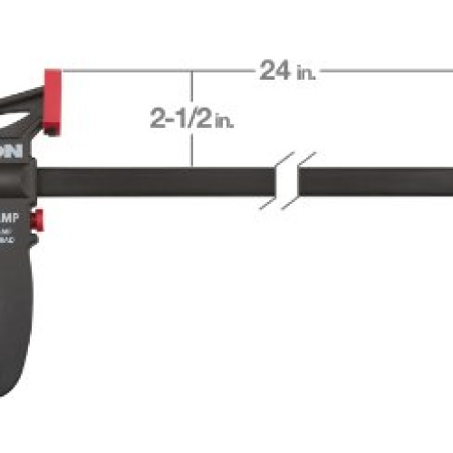 TEKTON 24-Inch x 2-1/2-Inch Ratchet Bar Clamp and 30-Inch Spreader...