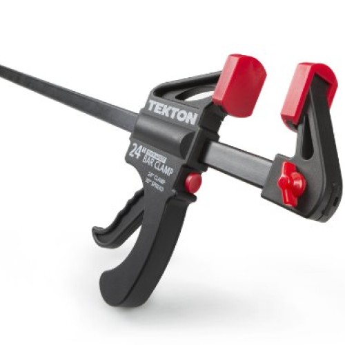 TEKTON 24-Inch x 2-1/2-Inch Ratchet Bar Clamp and 30-Inch Spreader...