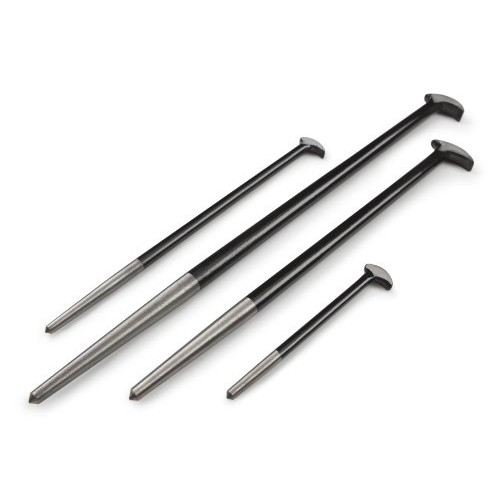 TEKTON 3346 Rolling Head Pry Bar Set, 4-Piece