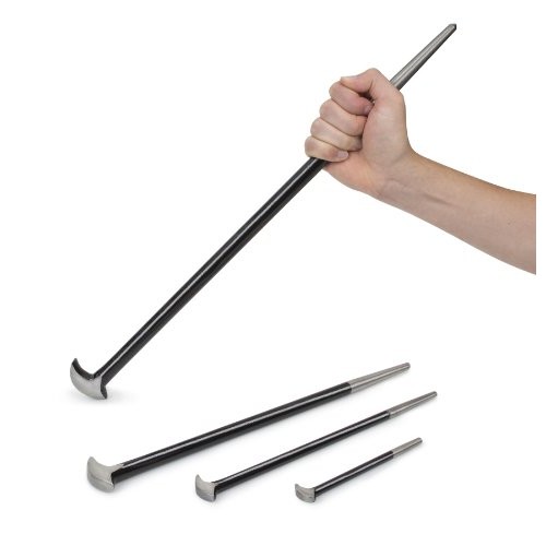 TEKTON 3346 Rolling Head Pry Bar Set, 4-Piece