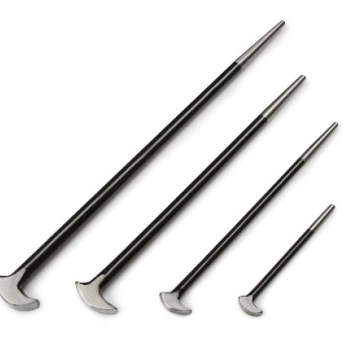 TEKTON 3346 Rolling Head Pry Bar Set, 4-Piece