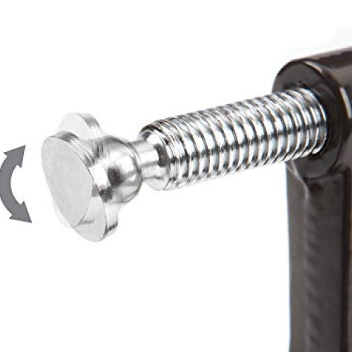 TEKTON 4-Inch Malleable Iron C-Clamp, 4-Inch Jaw Opening, 2-1/8-In...