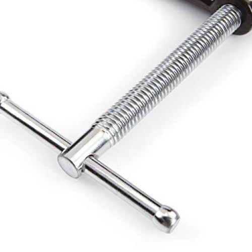 TEKTON 4-Inch Malleable Iron C-Clamp, 4-Inch Jaw Opening, 2-1/8-In...
