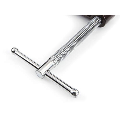 TEKTON 4-Inch Malleable Iron C-Clamp, 4-Inch Jaw Opening, 2-1/8-In...
