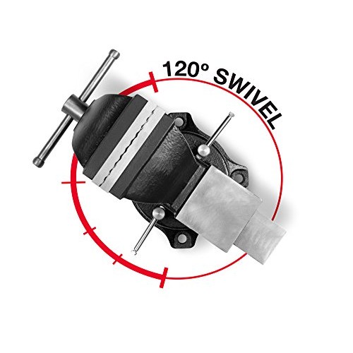 TEKTON 4-Inch Swivel Bench Vise | 54004