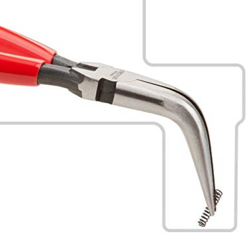 TEKTON 6 Inch 70-Degree Bent Long Nose Pliers | PGF10406