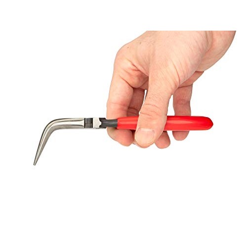 TEKTON 6 Inch 70-Degree Bent Long Nose Pliers | PGF10406
