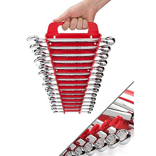 TEKTON Combination Wrench Set, 15-Piece 8-22 mm - Keeper | 18792