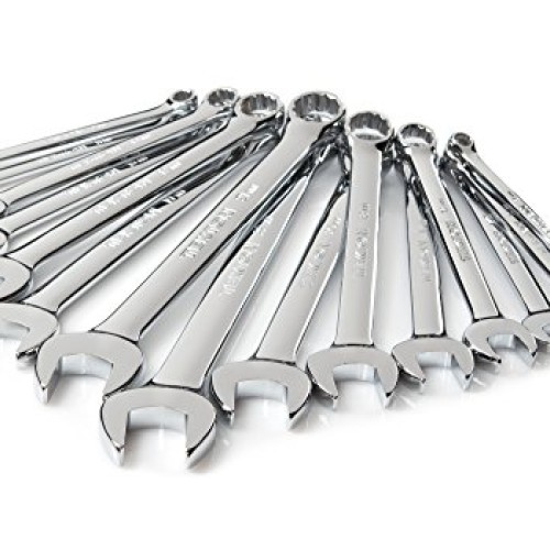 TEKTON Combination Wrench Set, 15-Piece 8-22 mm - Keeper | 18792