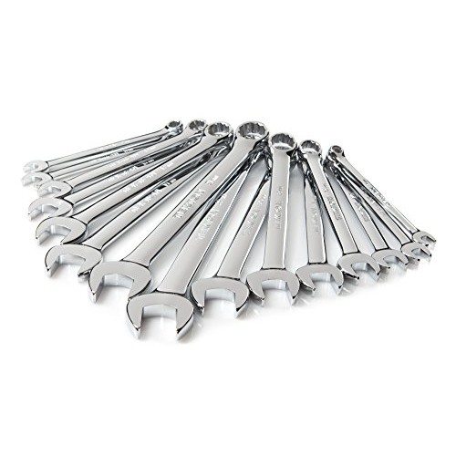 TEKTON Combination Wrench Set, 15-Piece 8-22 mm - Keeper | 18792