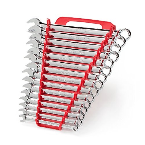 TEKTON Combination Wrench Set, 15-Piece 8-22 mm - Keeper | 18792