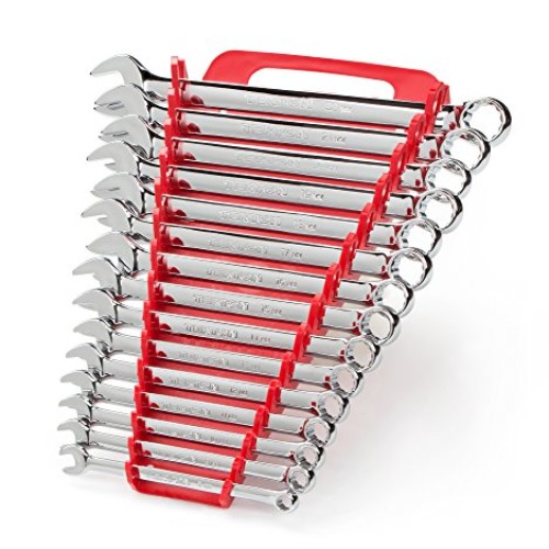TEKTON Combination Wrench Set, 15-Piece 8-22 mm - Keeper | 18792