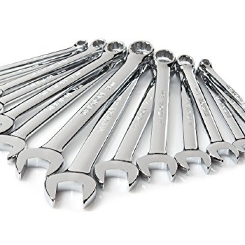TEKTON Combination Wrench Set, 30-Piece 1/4-1 in, 8-22 mm - Pouc...