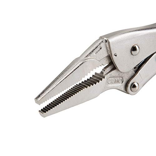 TEKTON Locking Pliers Set, 4-Piece Straight Jaw, Curved Jaw, Long...