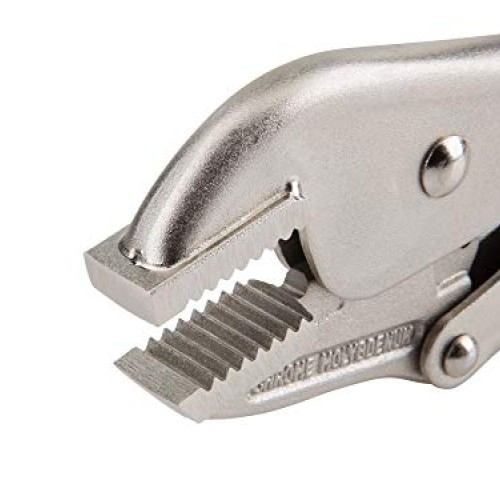 TEKTON Locking Pliers Set, 4-Piece Straight Jaw, Curved Jaw, Long...