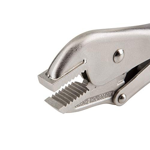 TEKTON Locking Pliers Set, 4-Piece Straight Jaw, Curved Jaw, Long...