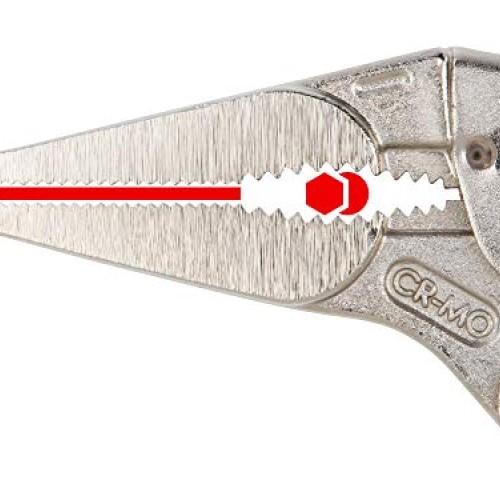 TEKTON Locking Pliers Set, 4-Piece Straight Jaw, Curved Jaw, Long...