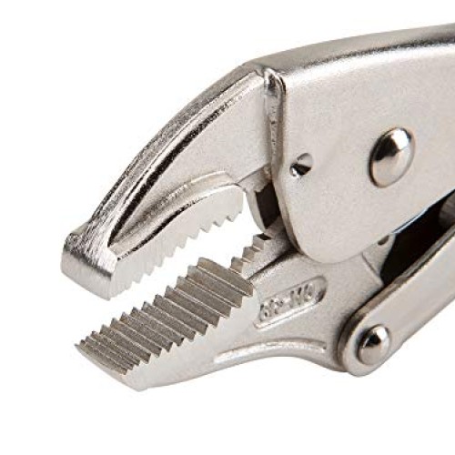 TEKTON Locking Pliers Set, 4-Piece Straight Jaw, Curved Jaw, Long...