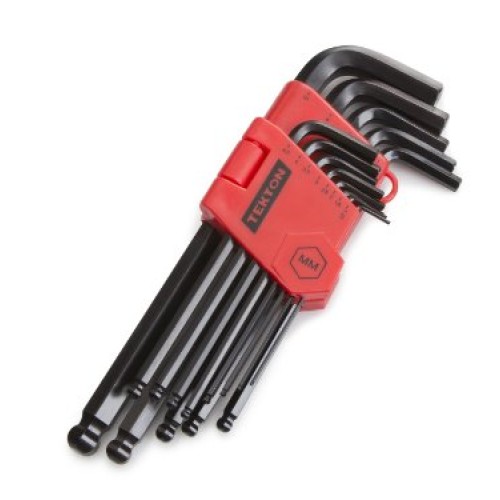 TEKTON Long Arm Ball End Hex Key Wrench Set, 13Piece 1.27-10 mm ...