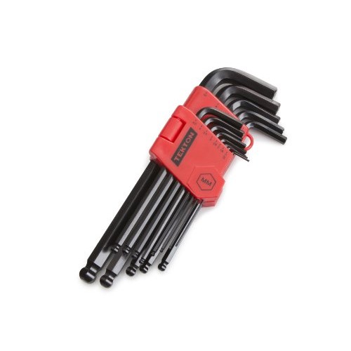 TEKTON Long Arm Ball End Hex Key Wrench Set, 13Piece 1.27-10 mm ...
