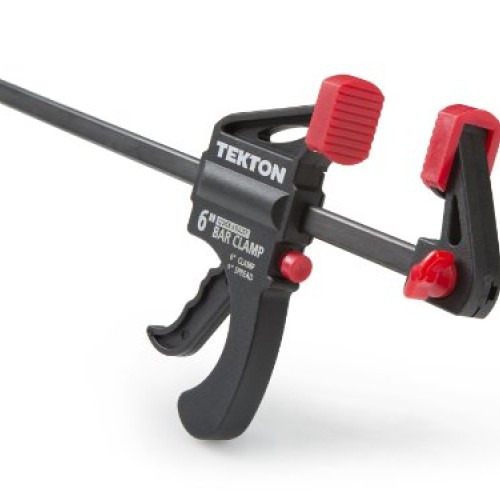 TEKTON Mini 6-Inch x 1-1/2-Inch Ratchet Bar Clamp and 9-Inch Sprea...