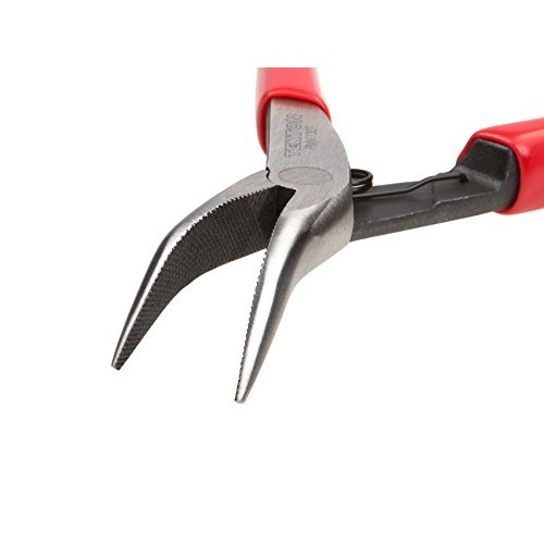 TEKTON Mini Bent Long Nose Pliers | PMN11301