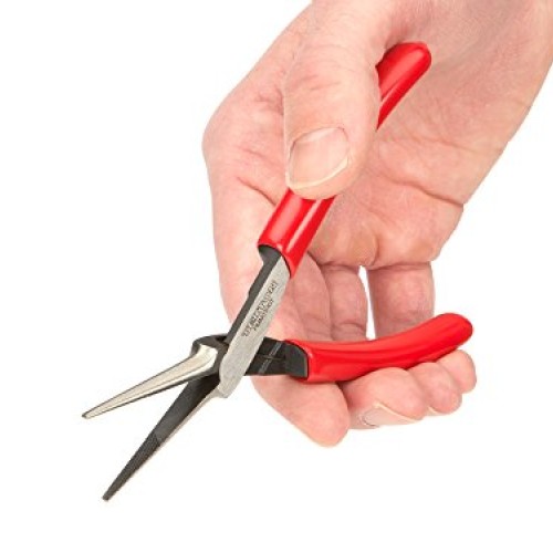 TEKTON Mini Needle Nose Pliers Serrated Jaw | PMN01001