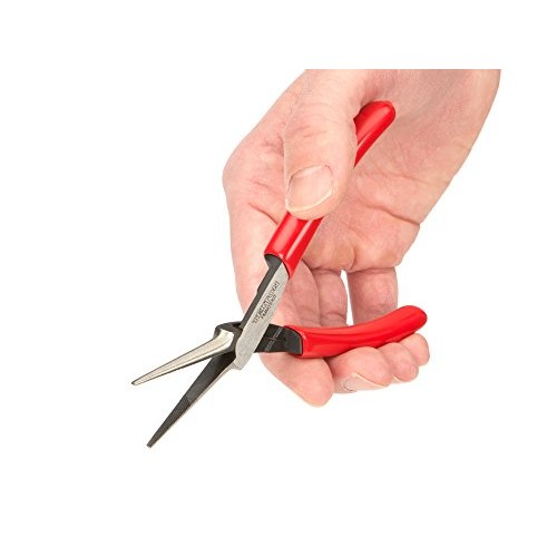 TEKTON Mini Needle Nose Pliers Serrated Jaw | PMN01001