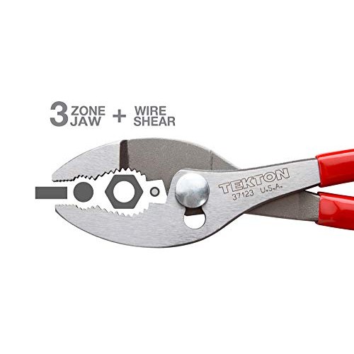 TEKTON Pliers Set, 6-Piece Long Nose, Diagonal Cutting, Linemans...