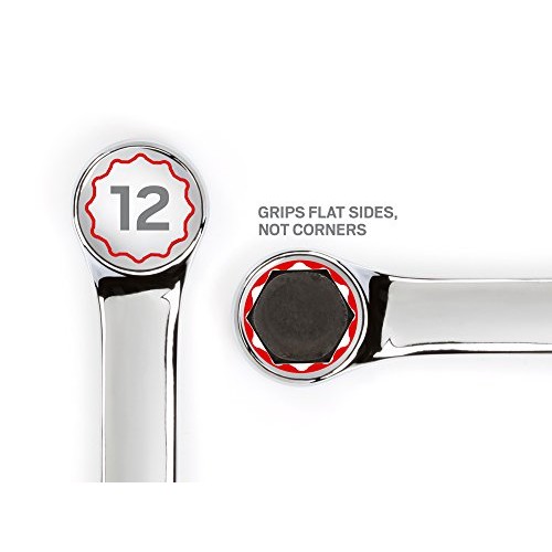TEKTON Stubby Combination Wrench Set with Store and Go Keeper, Met...