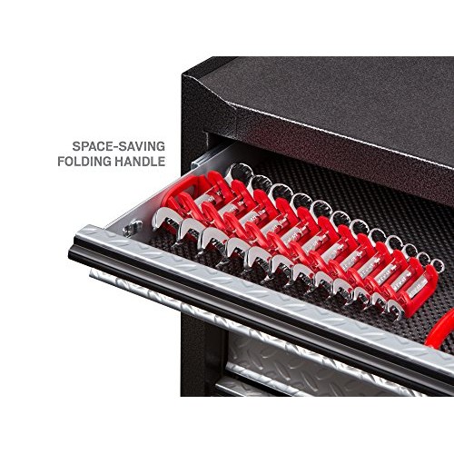 TEKTON Stubby Combination Wrench Set with Store and Go Keeper, Met...