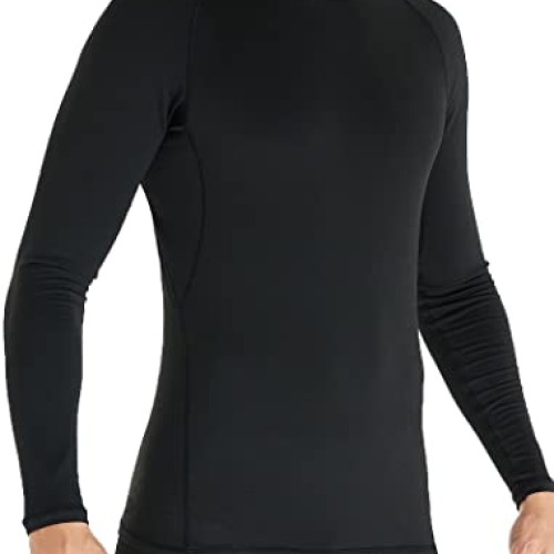 4 Pack Compression Shirts for Men Long Sleeve Athletic Cold Weathe...