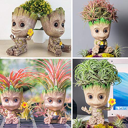 Groot Planter,Baby Groot,Groot Flower Pot,Cute Green Plants Flower...