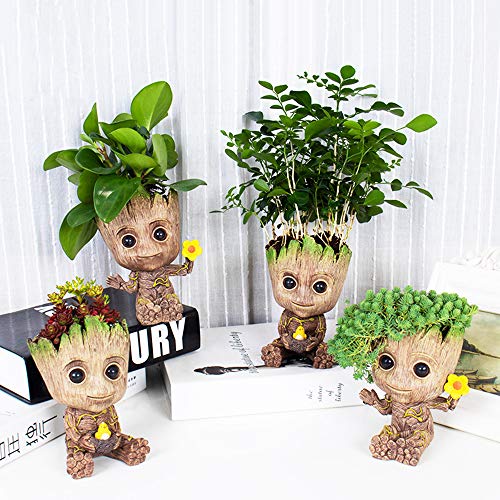Groot Planter,Baby Groot,Groot Flower Pot,Cute Green Plants Flower...