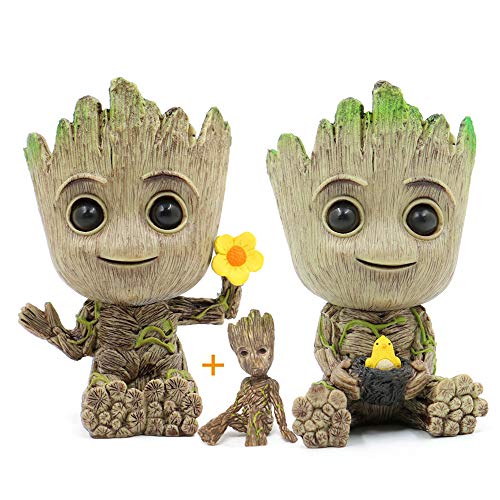 Groot Planter,Baby Groot,Groot Flower Pot,Cute Green Plants Flower...