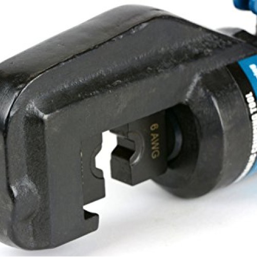 TEMCo Hydraulic Cable Lug Crimper TH0006-5 US TON 12 AWG to 00 2/...