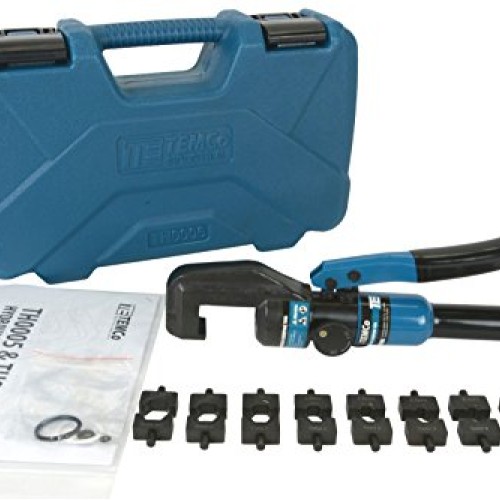 TEMCo Hydraulic Cable Lug Crimper TH0006-5 US TON 12 AWG to 00 2/...