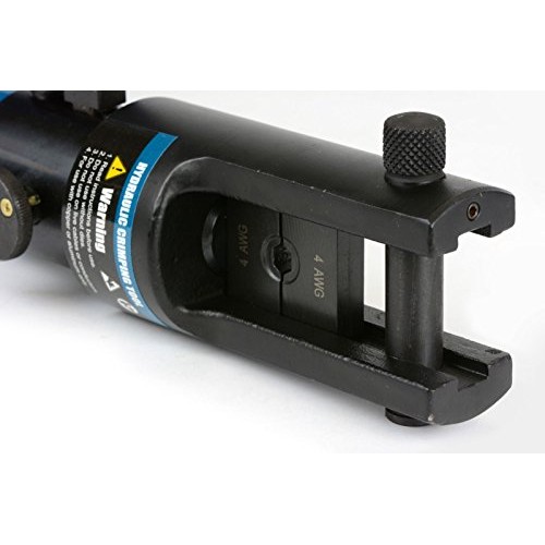 TEMCo Industrial Hydraulic Cable Lug Crimper TH0005-11 US TON 6 AW...