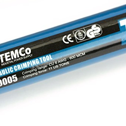TEMCo Industrial Hydraulic Cable Lug Crimper TH0005-11 US TON 6 AW...